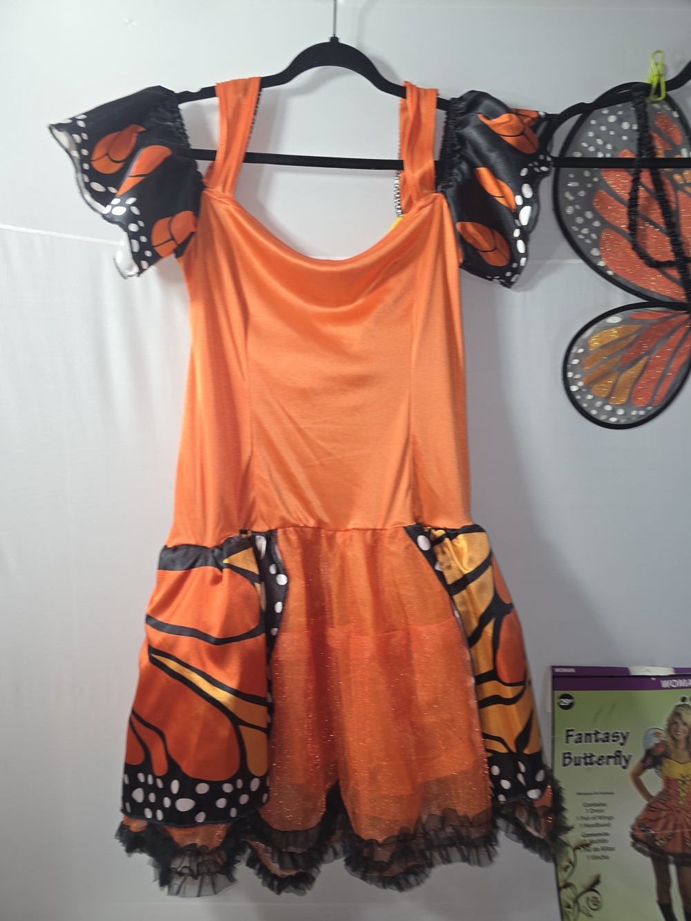 WOMEN'S Celebrate It Fantasy Butterfly Costume - Orange & Yellow - Picture 7 of 12